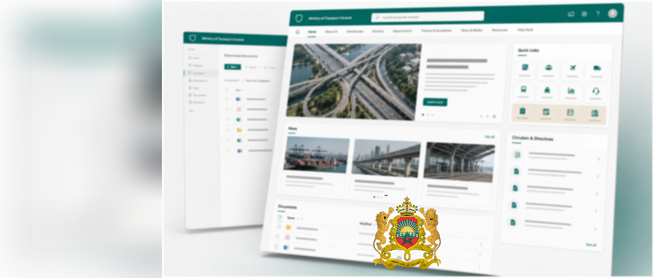 Morocco Transport Ministry SharePoint Intranet